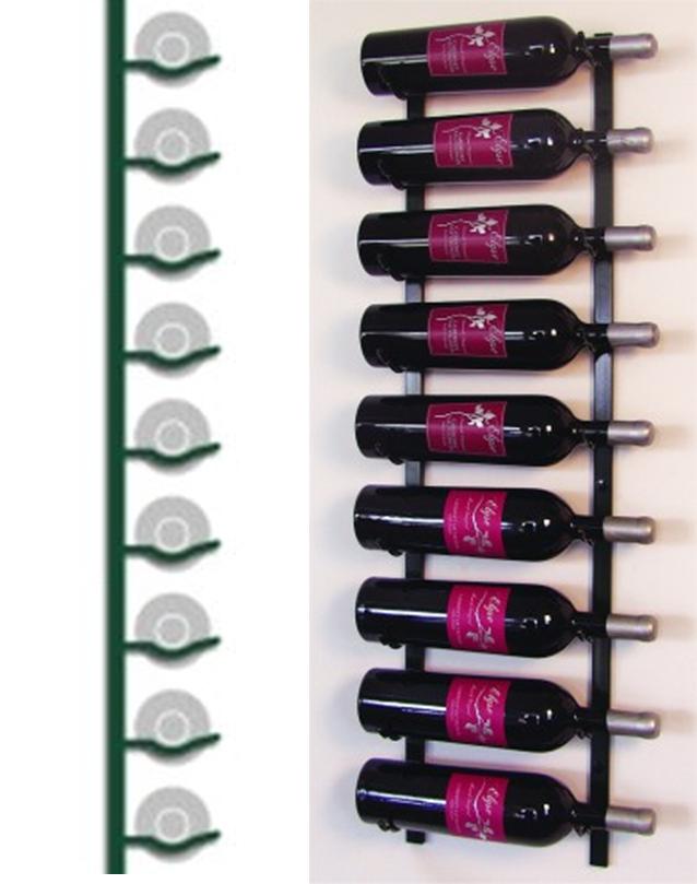 Magnum Size Wine rack 9 bottles