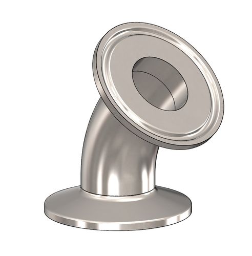 Industrial Stainless Steel UK Suppliers of Clamp Ended Fittings, 45 Deg Bends, 316L Stainless Steel for Clean Flow Applications