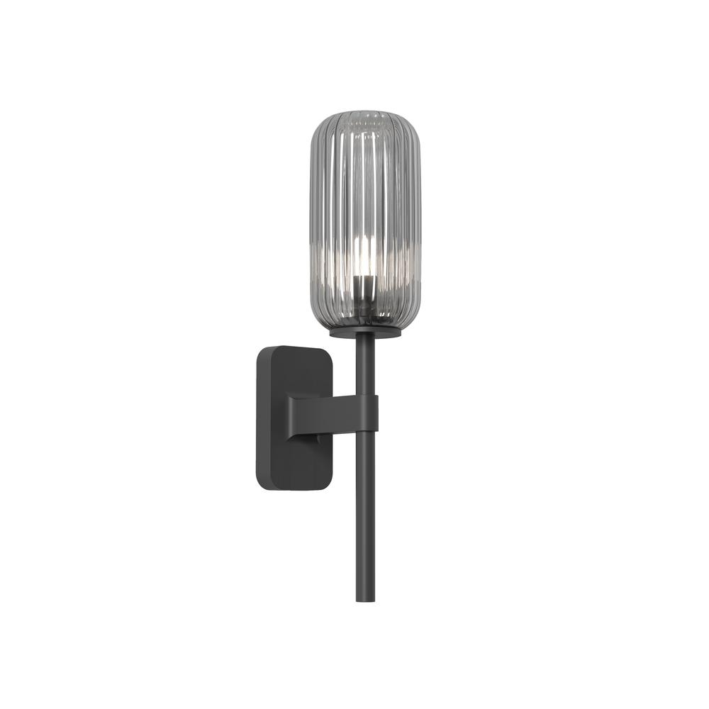 Astro Tacoma Single Matt Black Wall Light