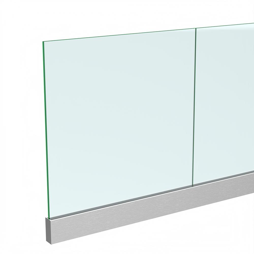 Anodised Base 6020 Channel and Gasket -Includes 17.5mm Glass