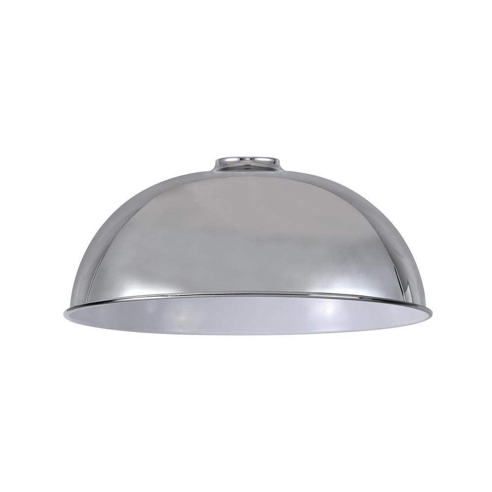 Luxuria Glorelle Dome 35cm Lampshade Chrome