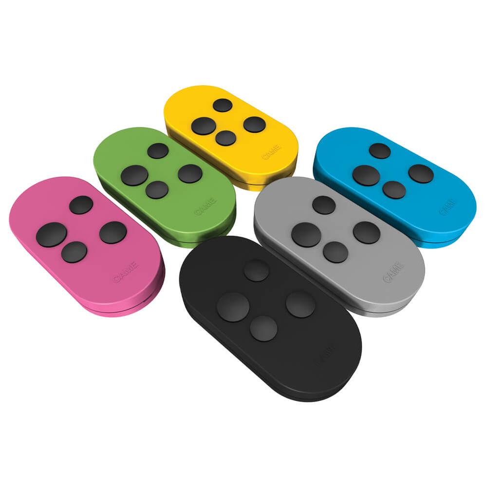 4 button fixed code transmitter pack6 pack dual frequency multi colour