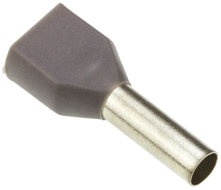 Insulated Ferrules 0.75mm Double Grey (100)
[CET 2x0.75mm]