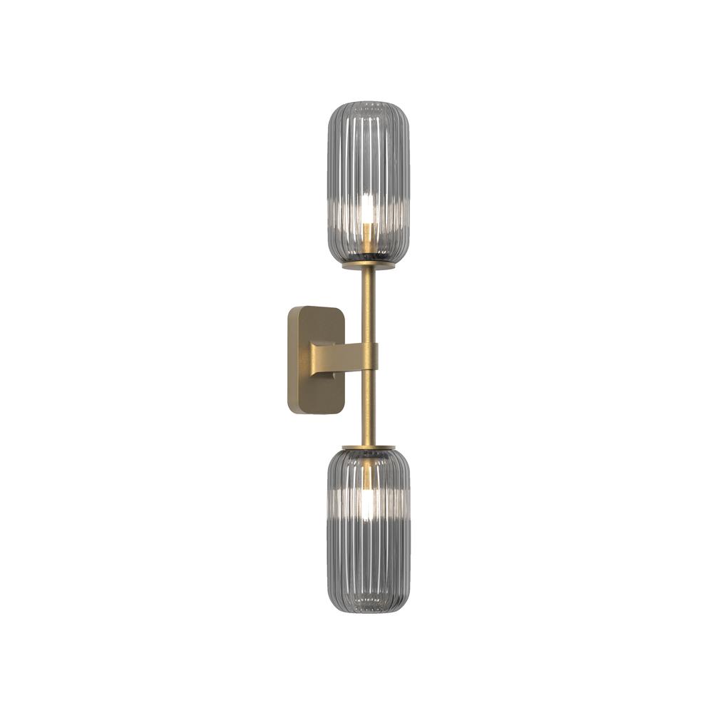 Astro Tacoma Twin Antique Brass Wall Light