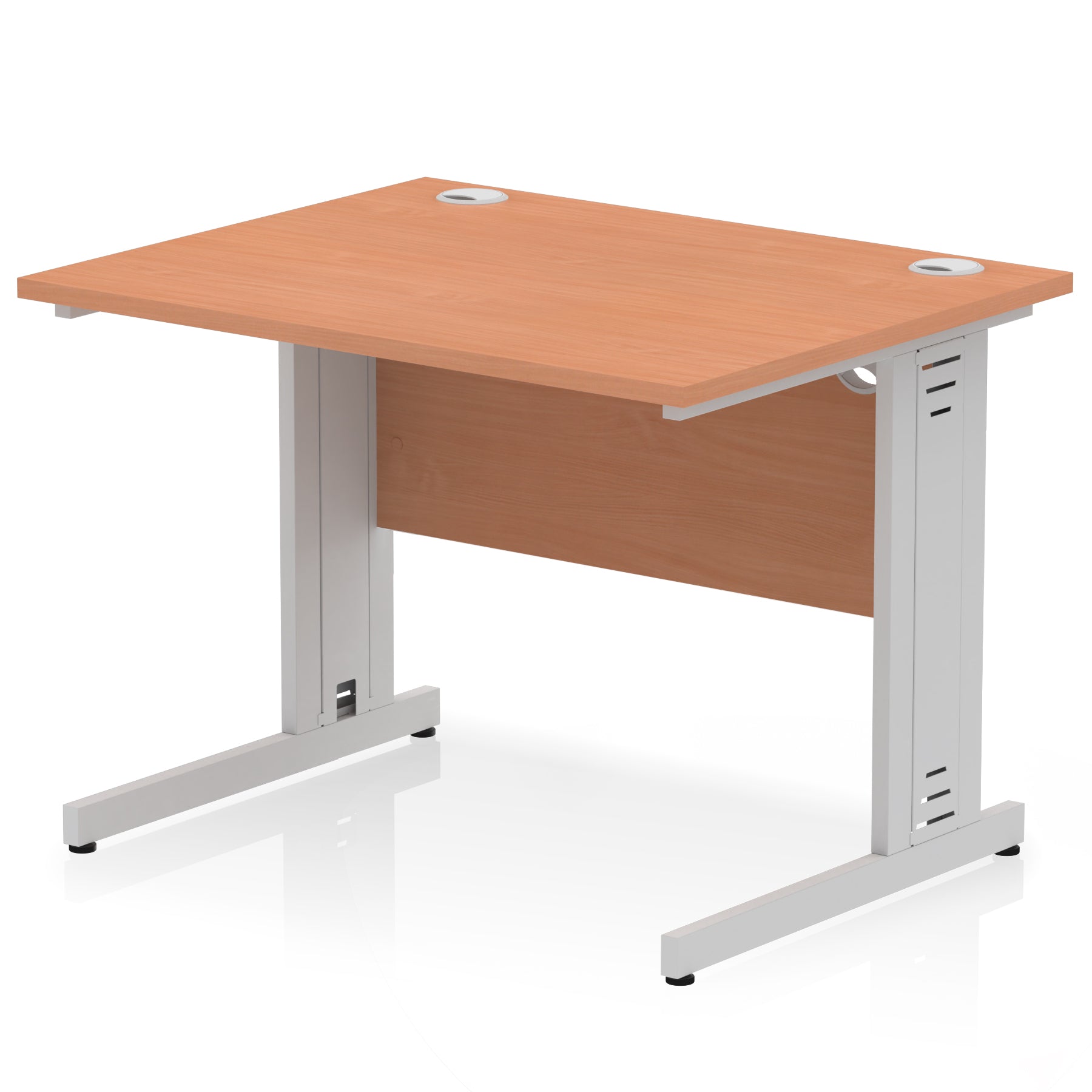 Specialising In Impulse 1000mm Straight Desk Cable Managed Leg - 1000mm - Multiple Colour Options UK