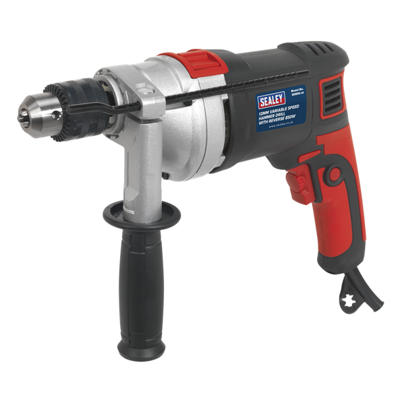 Sealey SD800 Hammer Drill Ø13mm Variable Speed with Reverse 850W/230V
