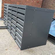 Freestanding Acoustic Screens For Outdoor Machinery