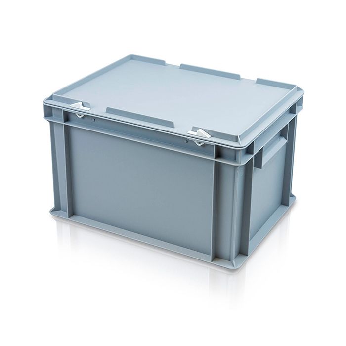 20 Litre Stacking Container With Hinged Lid (400x300x250mm)