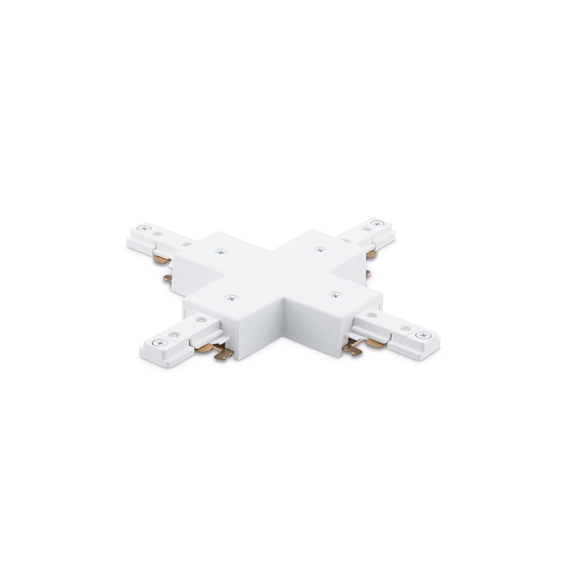 JCC 4 Way Single Circuit Track Connector White