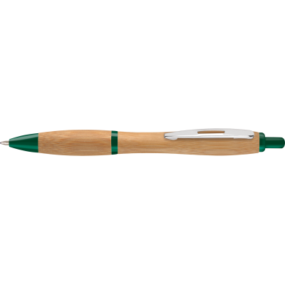 ECO - CONTOUR BAMBOO BALL PEN (LASER ENGRAVED).