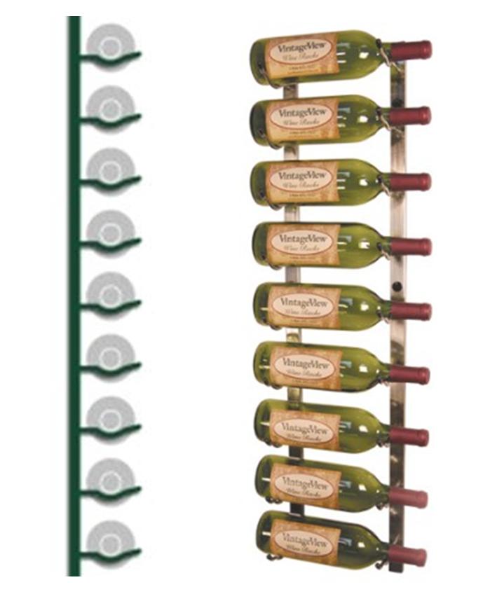 Wall Mounted Wine Rack 9 bottles