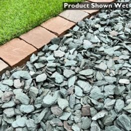 Suppliers of Green Slate Chippings Bulk Bags