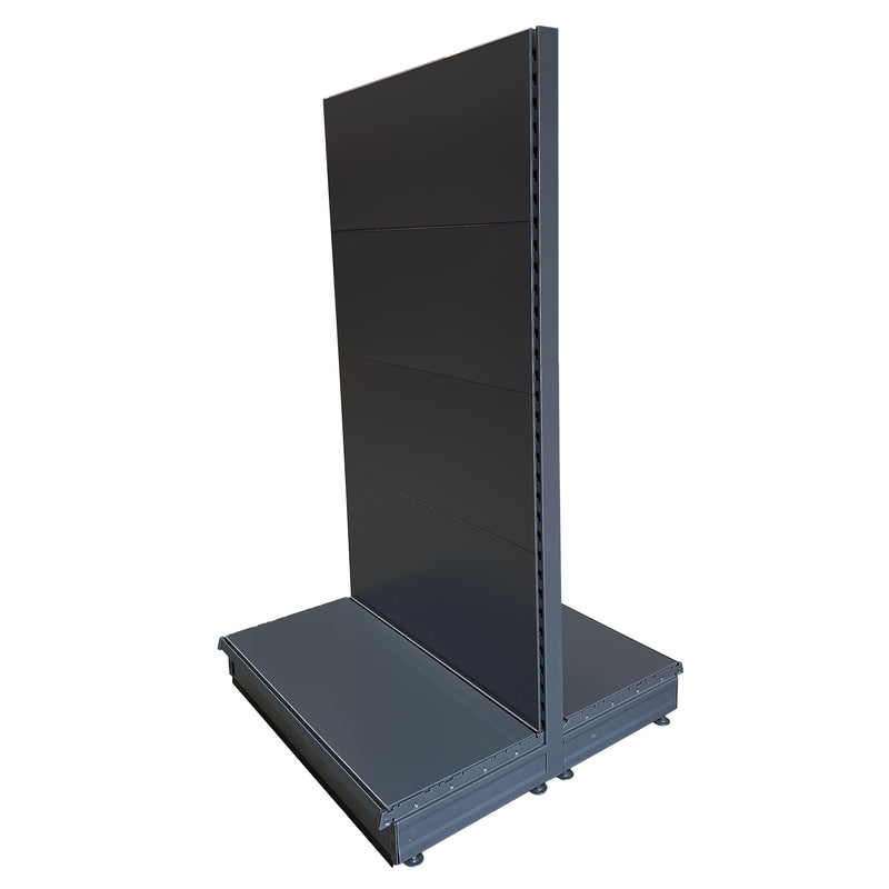 K50 Starter Gondola Bay - Dark Grey - 1.8m high, plain back, 37cm deep base - choice of lengths...