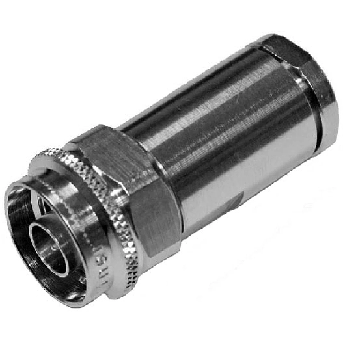 Telegartner J01020I1070 (100023990) 50 OHM Straight N Connector Plug Solder Termination 0 to 11GHz, RG213, RG214, RG393,