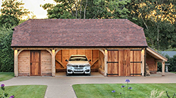 Custom Made Oak Framed Garages Hampshire