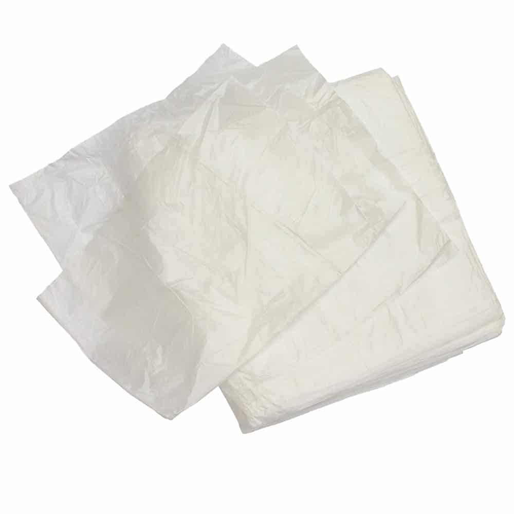 Square White Bin Liners 10&#215;100