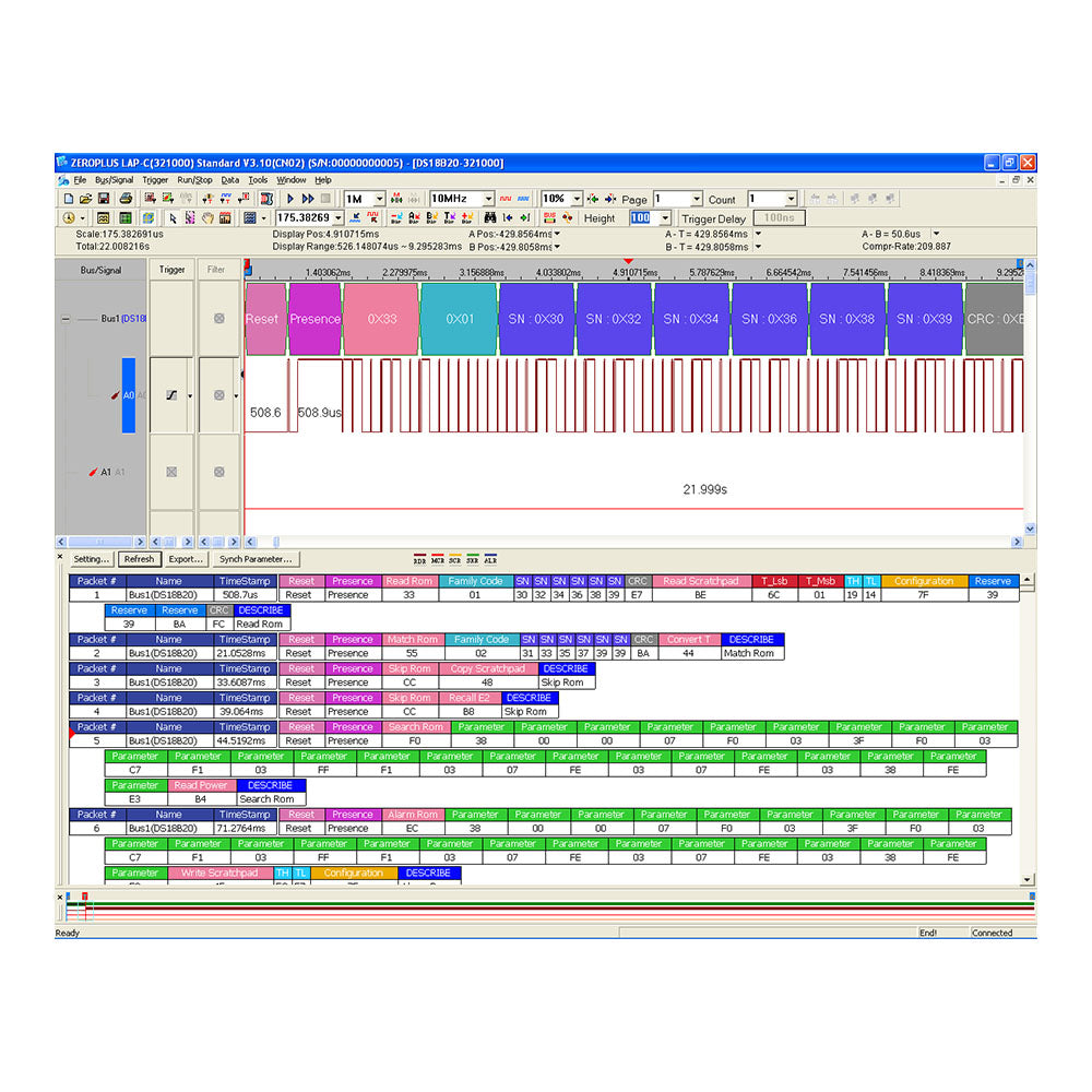 DS18B20 Interface Decoder Catalogue