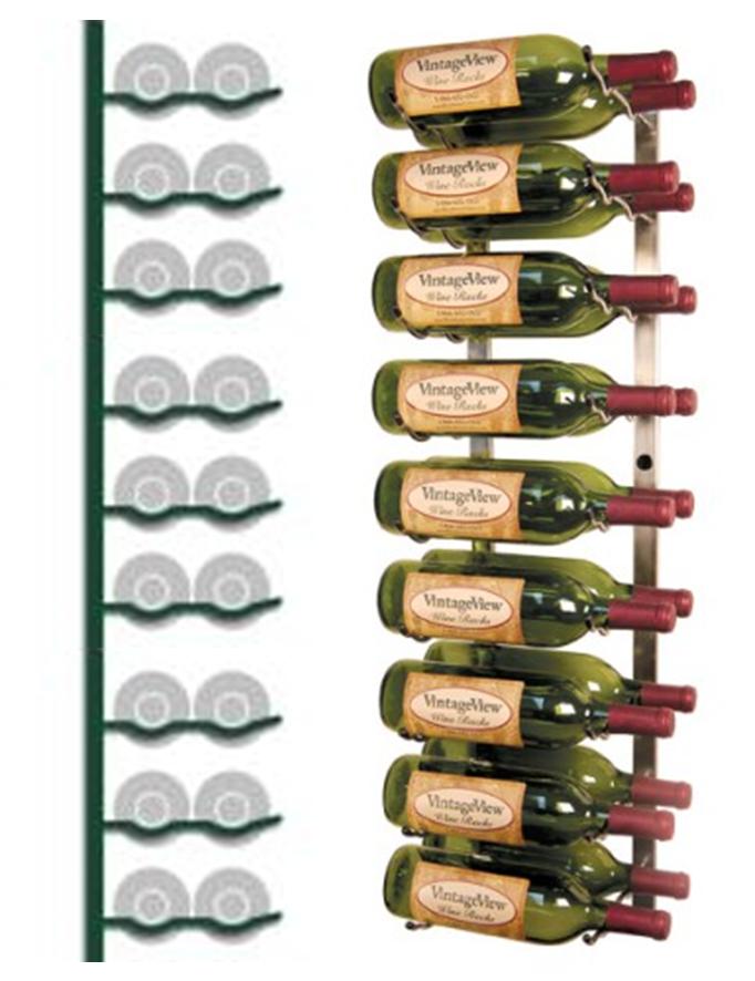Wall Mounted Wine Rack 18 bottles