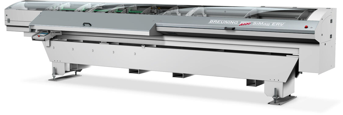 SiMag ERV Unloading magazine For unloading long workpieces from counter-spindle lathes