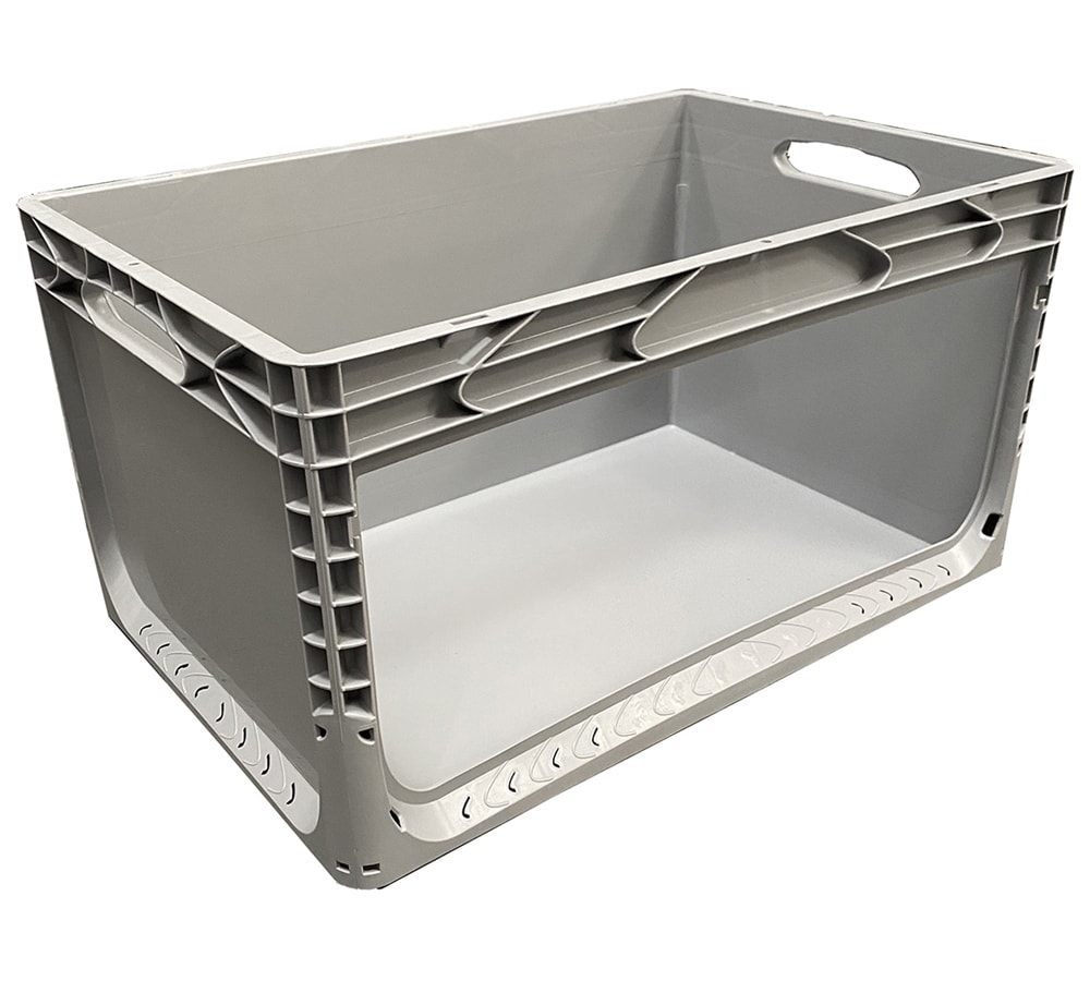 66 Litre Open Sided Plastic Picking Container with No Door