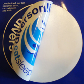 Providers of Printed Double Sided Stickers For Marathon Branding UK