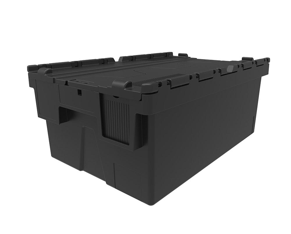 44 Litre Super Strong Recycled Attached Lid Container