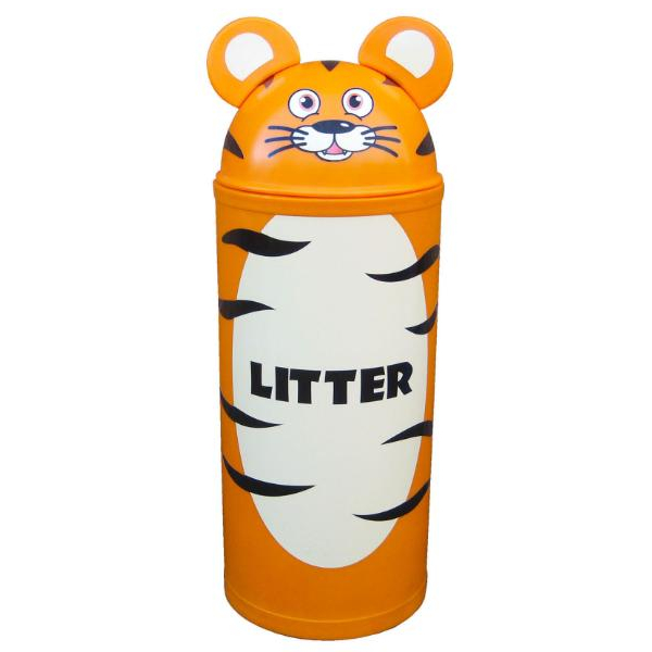 Animal Litter Bin Tiger - Large