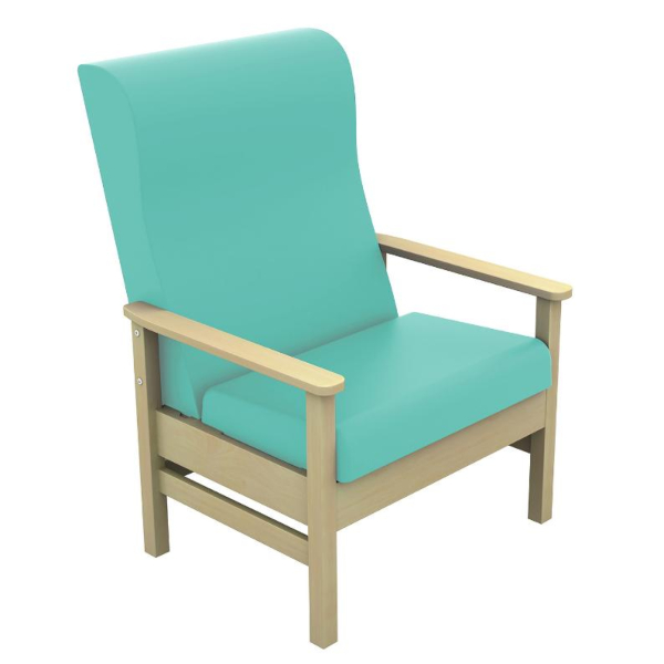 Atlas High Back Bariatric Arm Chair - Mint