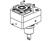 Radial single static tool 25mm with Through Coolant