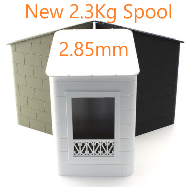 3D FilaPrint PLA Matte White 2.85mm 2.3Kg 3D Printing Filament