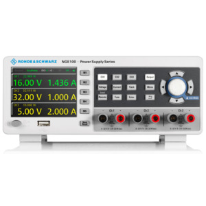 Rohde & Schwarz NGE103B DC Power Supply, Triple Output, 3x 32 V / 3 A, 100 W, NGE100B Series