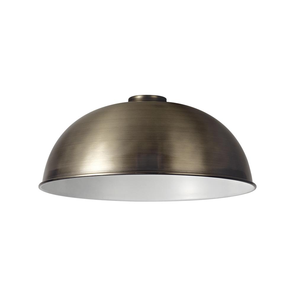 Luxuria Glorelle Dome 35cm Lampshade Antique Brass