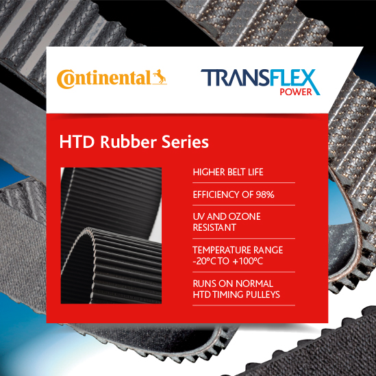 HTD Rubber Timing Belts