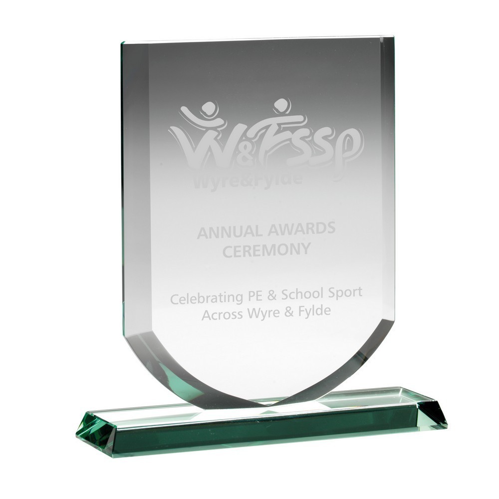 Glass Shield Award - 3 Sizes