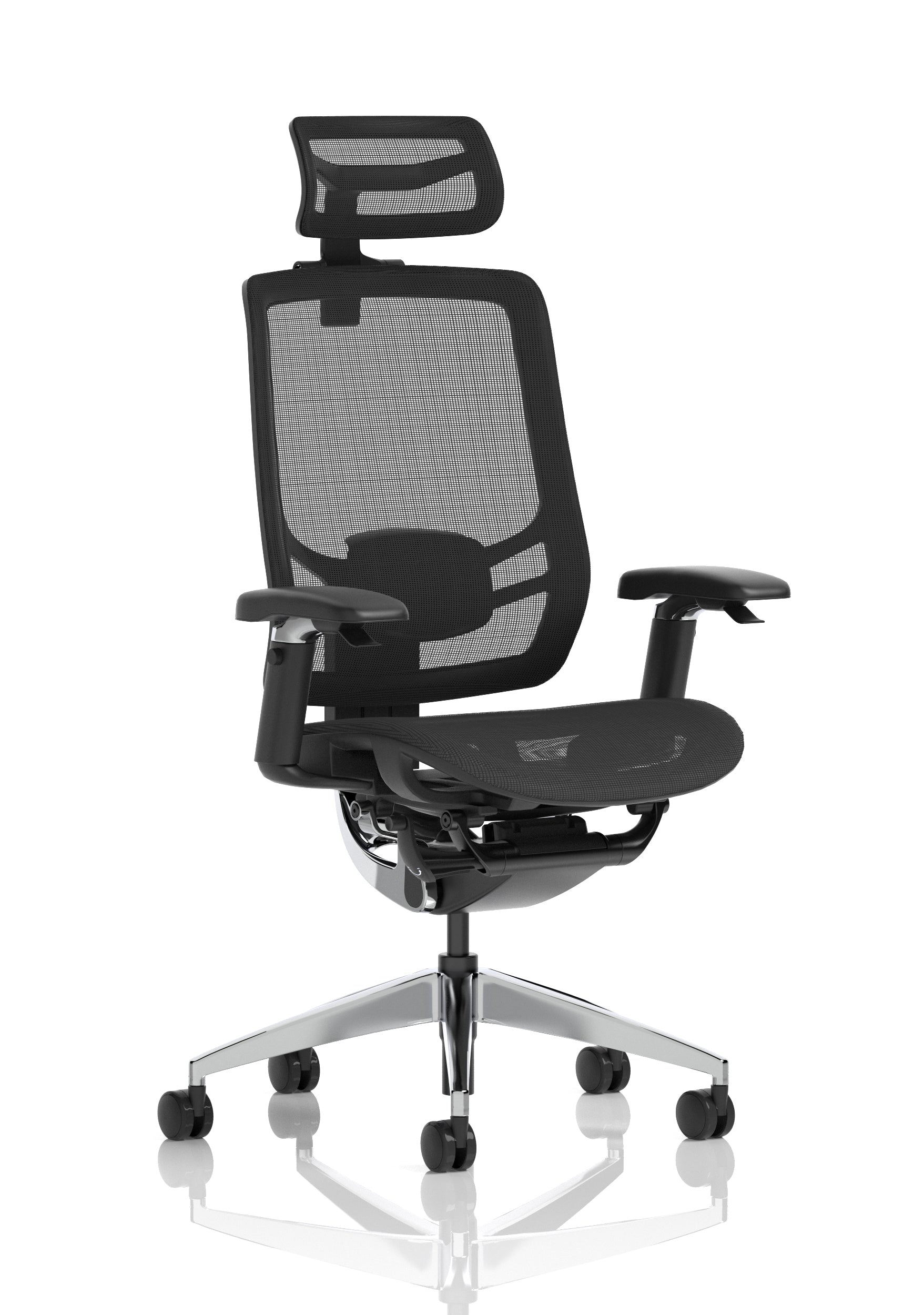 Specialising In Ergo Click High Back Ergonomic Posture Office Chair with Height Adjustable Arms & Headrest - Available in 20 Colour Choices North Yourkshire