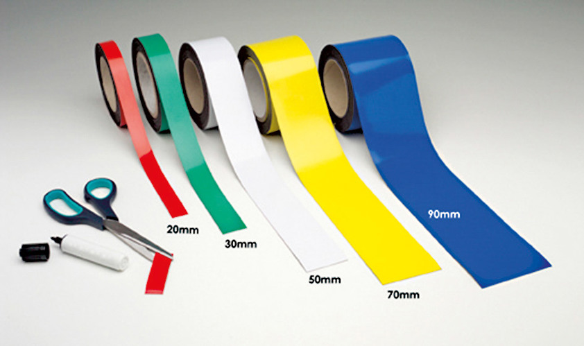 Magnetic Easy Wipe Location Strips for Workshops
