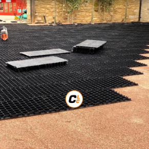 CAR PARK AND COURT YARD INSTALLATION – CORE COMMERCIAL GRAVEL STABILISER