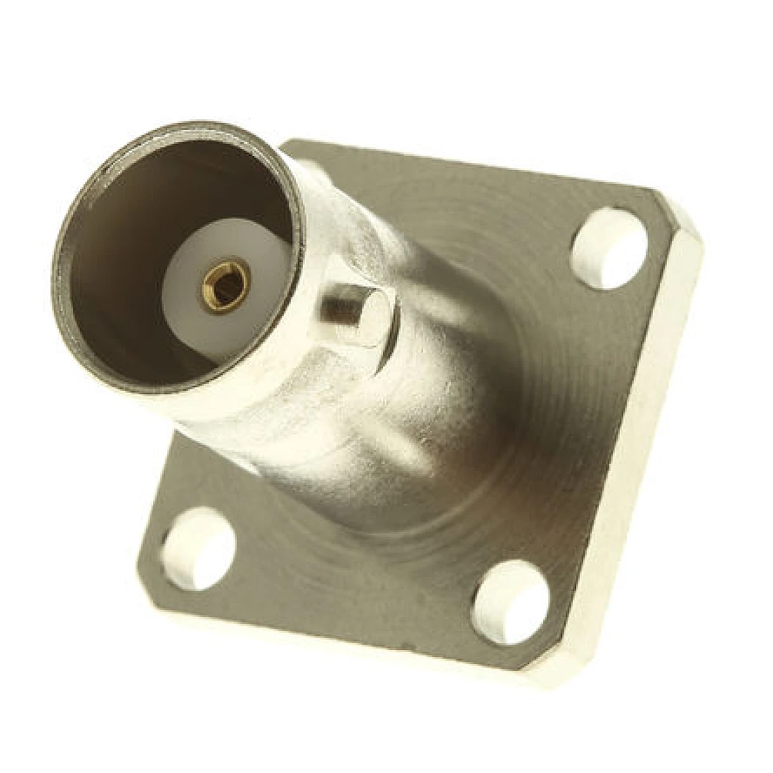 Telegartner J01001A0612 (100023397) Straight 50 Ohm Panel Mount BNC Connector jack Solder Termination Nickel