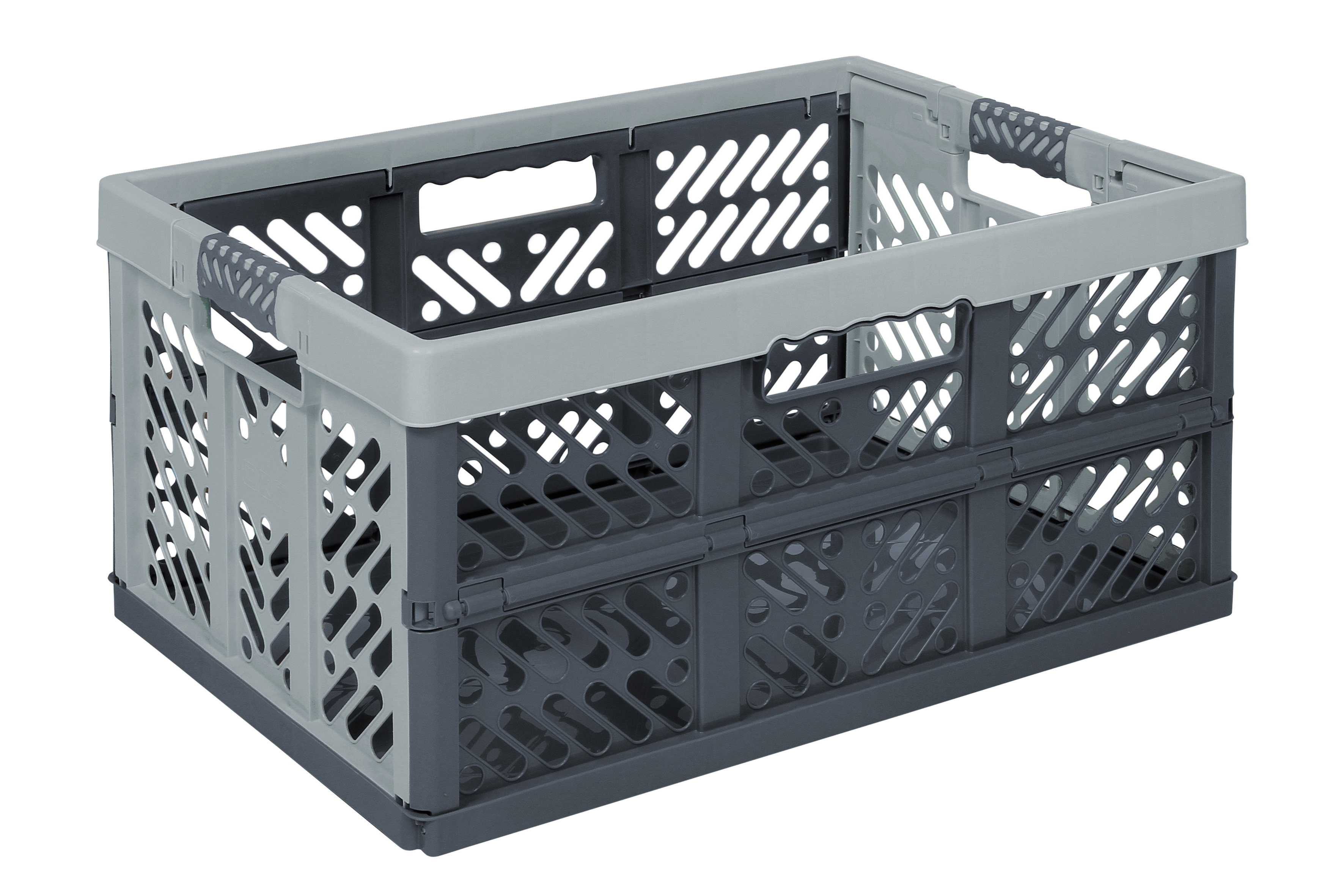 45 Litre Extra Strong Folding Plastic Storage Crate