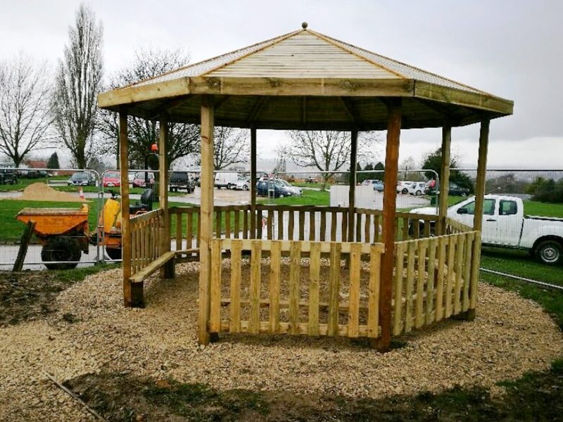 Installer Of 5m Octagonal Timber Shelter