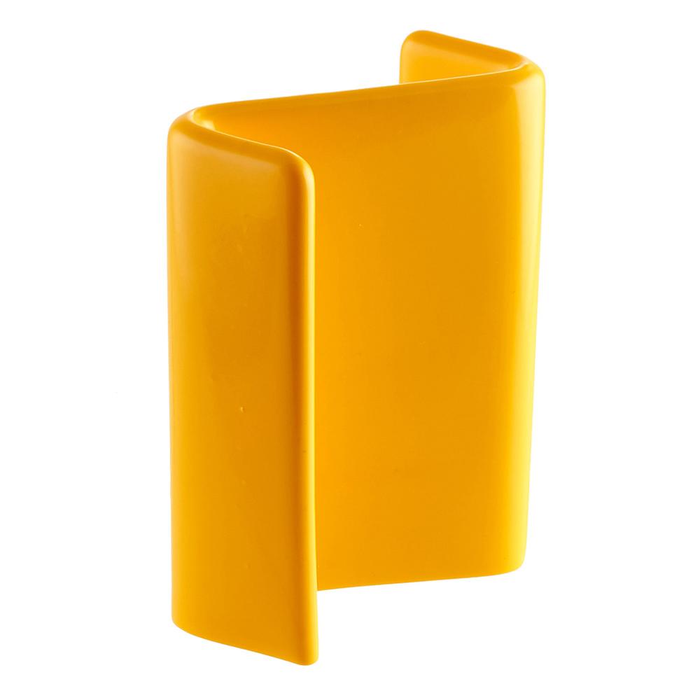 Rubber Z Beam Protective Cap - YellowFor Bolt Down Z Posts (110 x 49mm)