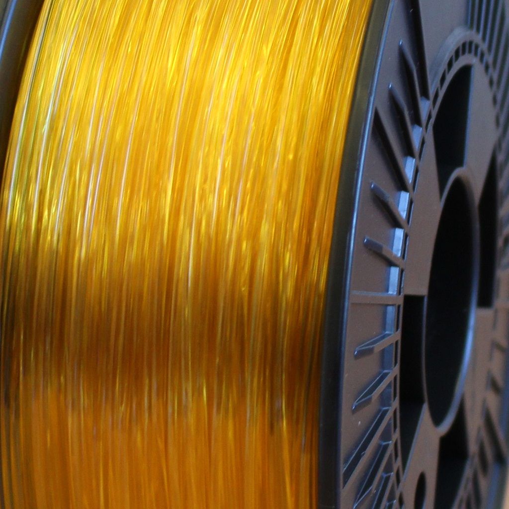 3D FilaPrint PETG Yellow Transparent 1.75mm 3D Printer Filament
