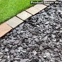 Plum Slate Chippings For Landscaping for the Trade