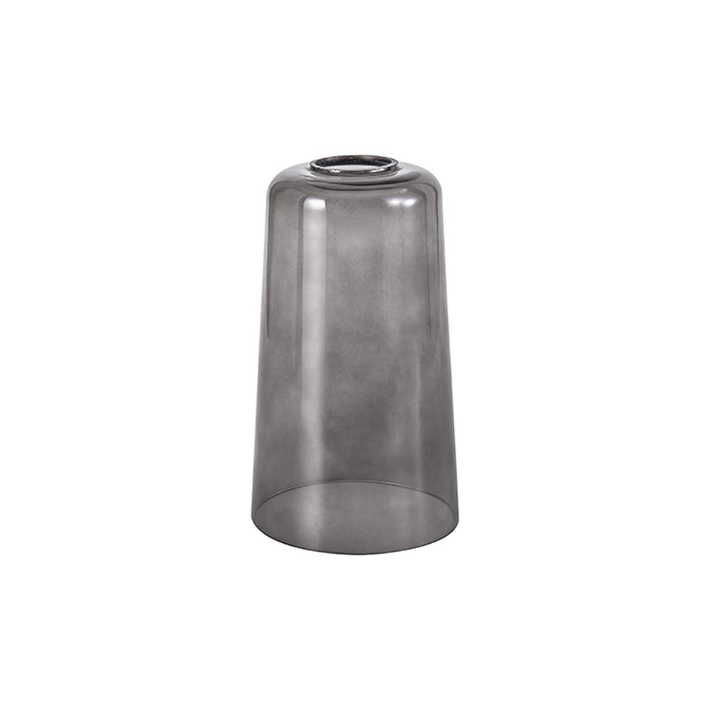 Luxuria Meash Small Cylindrical Cone Smoke Grey Glass Shade (A)