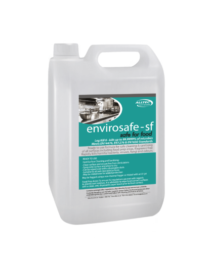 Stockists Of Envirosafe SF - Food Safe (5L) For Professional Cleaners