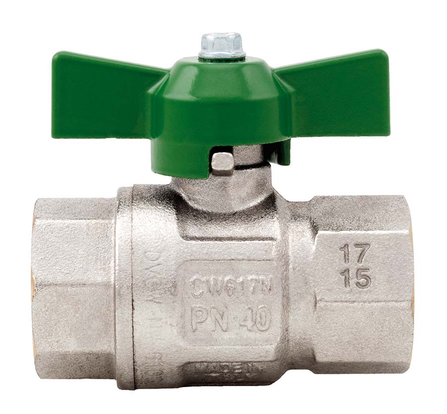 ITAP Green&#174; Full Flow T Handle BSPP Female &#45; ISO 7&#47;1