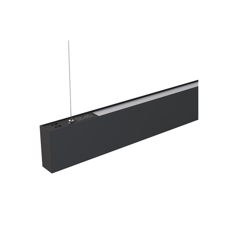 Ovia 50W Down & 6W Up 1500mm Dimmable CCT Suspended Linear Black