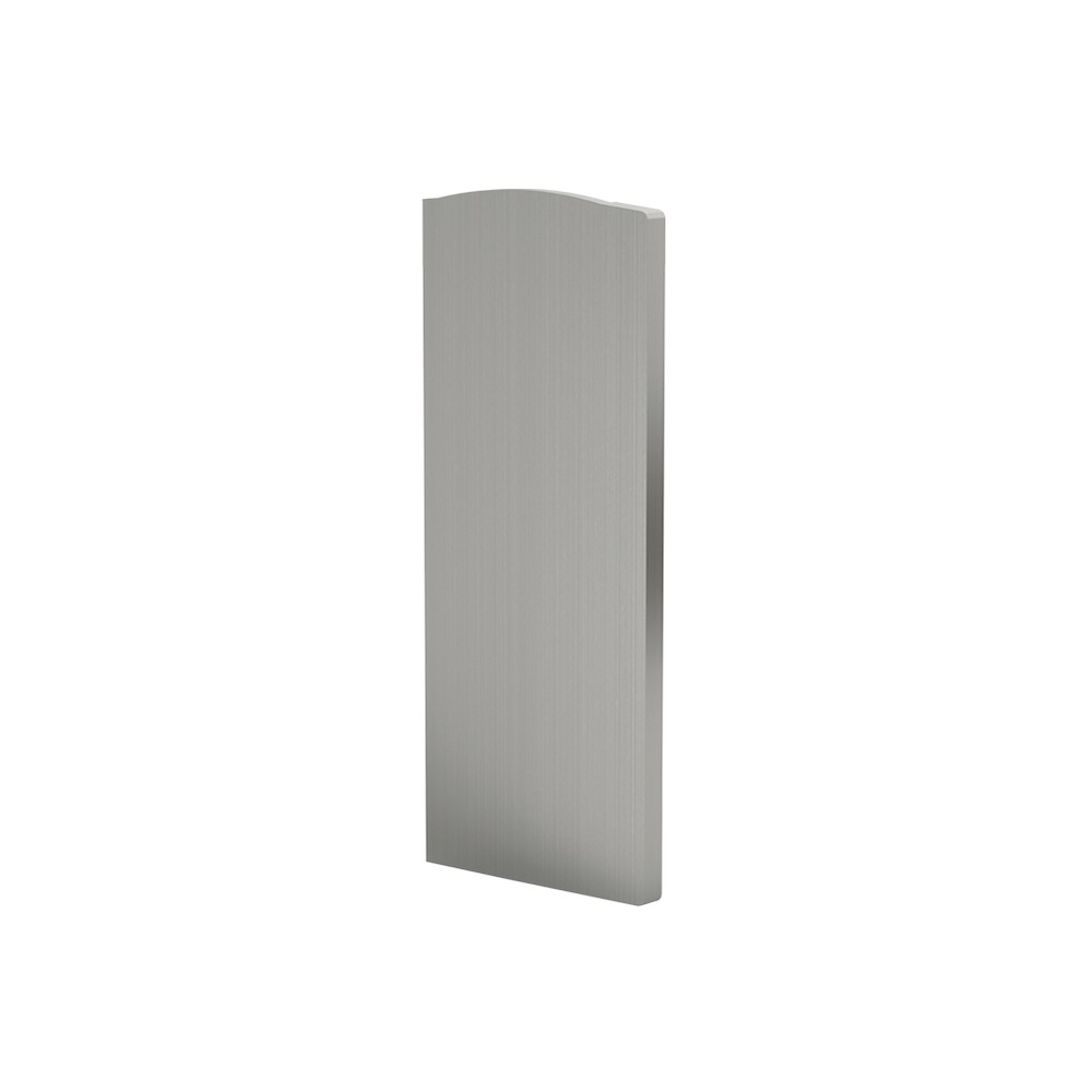 OnLevel 6021 Right End Cap Anodised For Side Fix Channel With Cladding