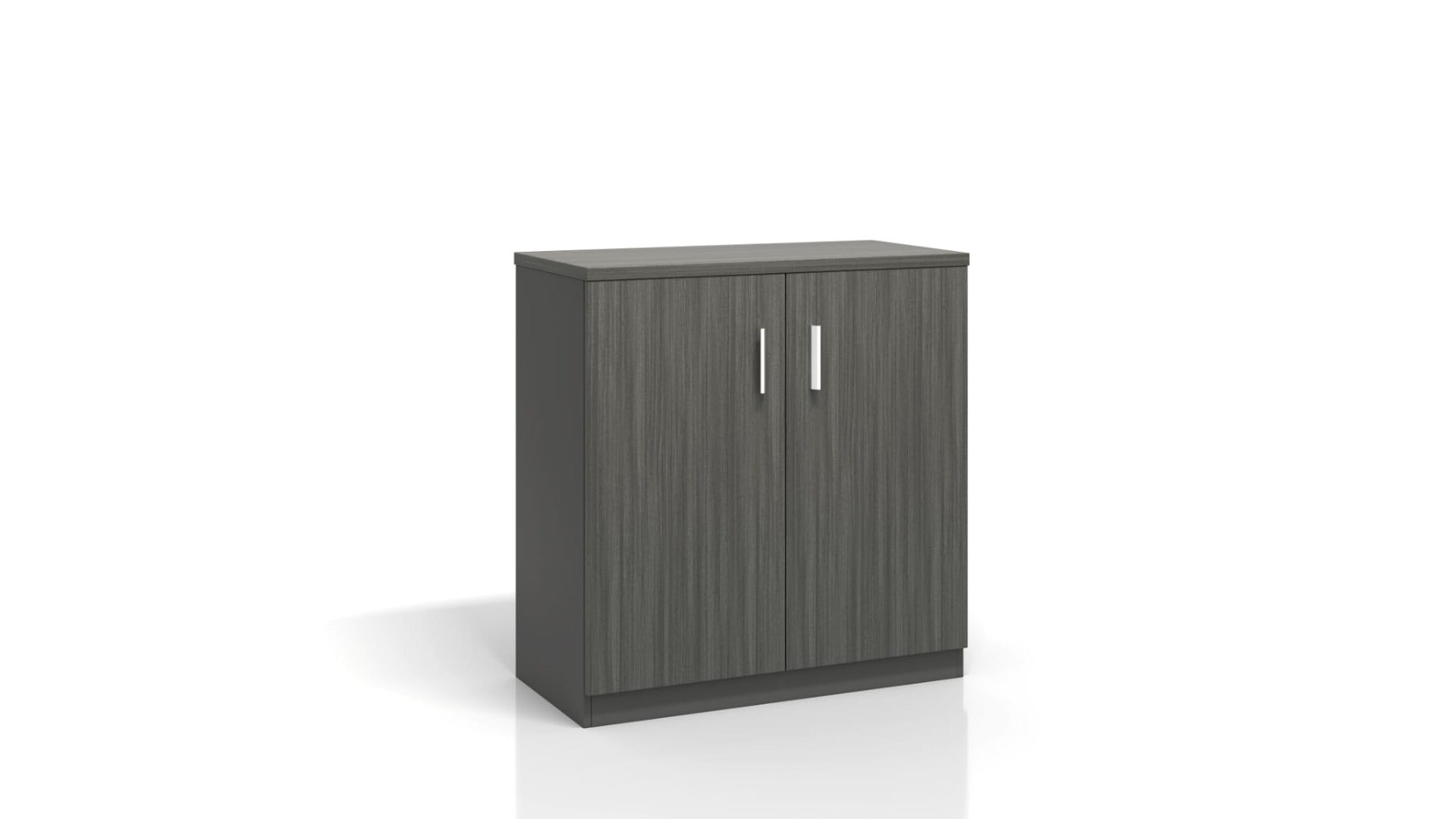 Suppliers Of Modern 800mm Wide Two Door Grey Oak Executive Office Cupboard - S0616-2DR-DG04 North Yourkshire