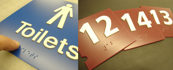 Aluminium Door Signage Solutions